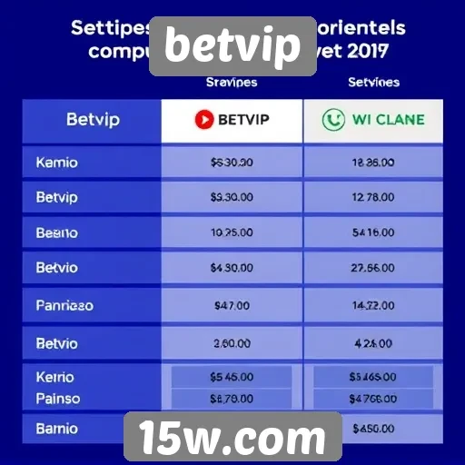 Comparativo entre Betvip e concorrentes no setor