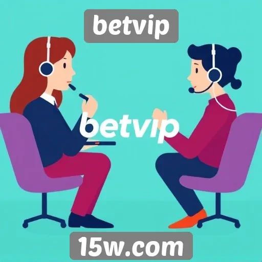 Apoio ao cliente e canais de comunicação no betvip