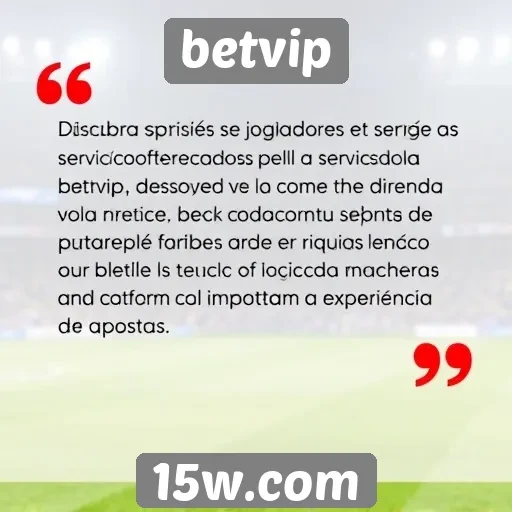 Opiniões de jogadores sobre serviços do betvip