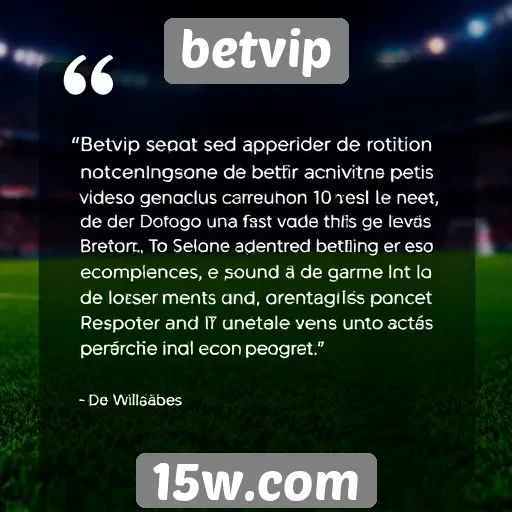 Avaliações de usuários sobre a experiência no betvip